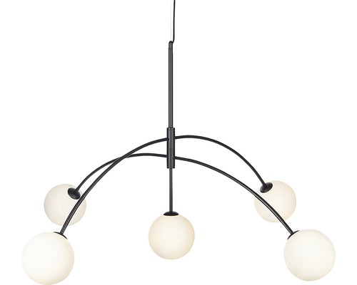 Pendellampa med fem lampor och modern design