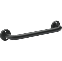 Svart stödhandtag för väggmontering