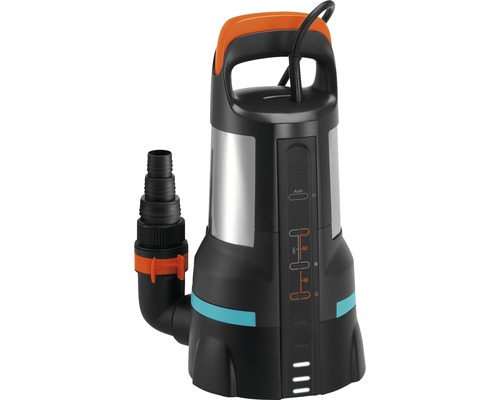 Gardena smutsvattenpump med bärhandtag och slanganslutning