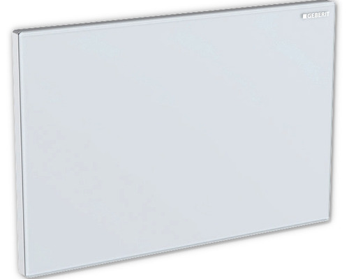 Täckplatta GEBERIT Sigma vit blank formgjuten metall/glas 8009012