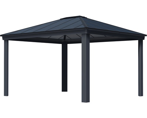 Paviljong med metalltak