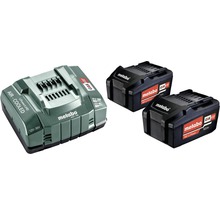 Metabo batteriladdare med två batterier