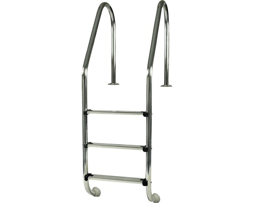 Rostfri poolstege med tre steg
