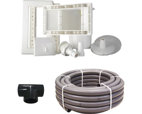 Poolskimmersats med slang och T-koppling