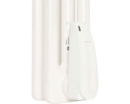 Vit radiatortermostat med radiator