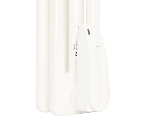Vit radiator med termostat