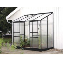 Växthus VITAVIA Ida 3300 svart 4mm polykarbonat 257x257cm