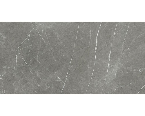 Klinker Always Dark natural matt grå 60x120x0,9 cm Grå klinker med marmorstruktur