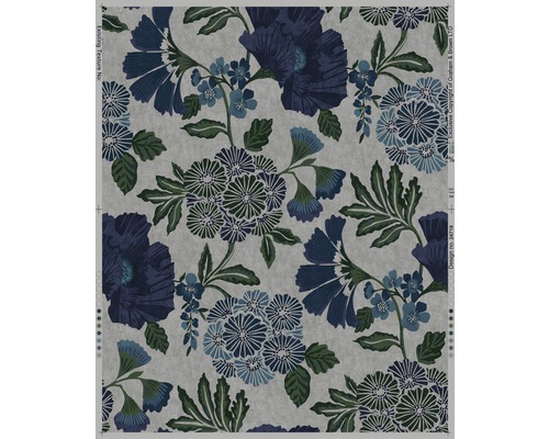 Tapet SUPERFRESCO EASY Berkeley floral blå 113274 Tapet med blommönster i olika blå nyanser