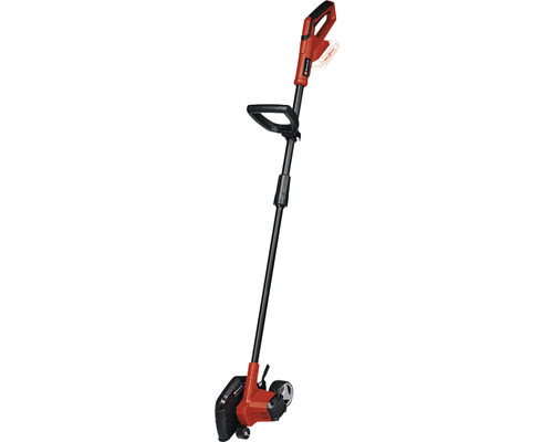 Grästrimmer med teleskopskaft och extra handtag
