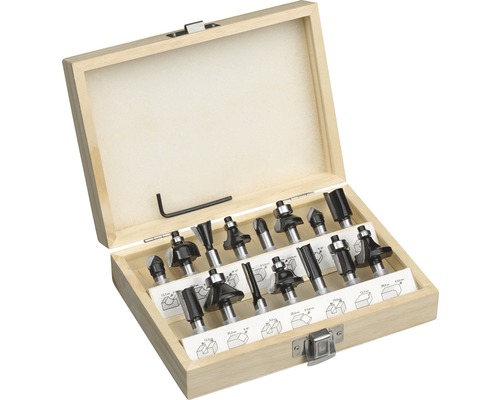 Träfrässats i en träask med insexnyckel