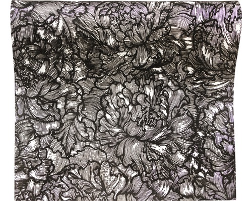 Dekorativ väv med blommönster för inredning