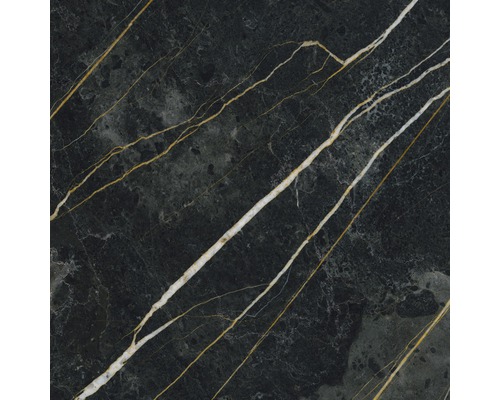 Klinker Darkstone Forest Pulido svart guld blank marmoroptik 60x60x0,93 cm Klinker Darkstone Forest Pulido svart guld blank marmoroptik 60x60x0,93 cm