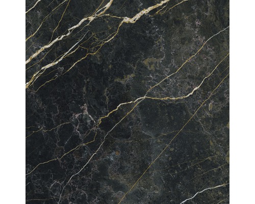 Klinker Darkstone Forest Pulido svart guld blank marmoroptik 120x120x0,93 cm Klinker Darkstone Forest Pulido svart guld blank marmoroptik 120x120x0,93 cm