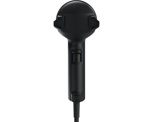 Svart handtag på en borrmaskin