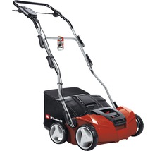 Einhell vertikalskärare med uppsamlingskorg