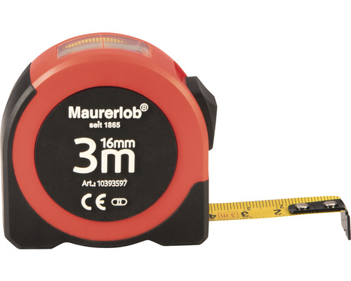 Måttband med en längd på 3 meter från Maurerlob