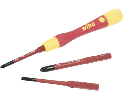 Wiha skruvmejsel med utbytbara blad