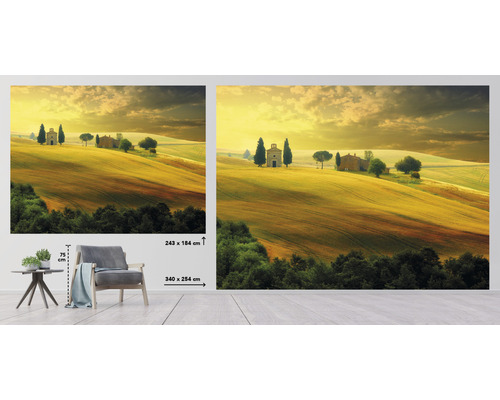 Fototapet med landskapsmotiv, Toscana