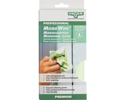 Unger Micro Wipe mikrofiberduk 40x40 centimeter