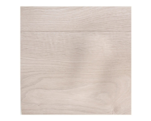 Kvadratisk laminatpanel med autentisk träådring i ljust utseende.
