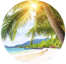 Fototapet SPECIAL DECORATION non-woven Strand Thailand Ø190cm