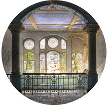 Fototapet SPECIAL DECORATION non-woven Old hospital 1 Ø190cm