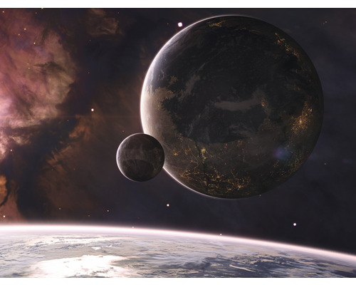 Fototapet SPECIAL DECORATION Planeter 5 delar 243x184cm