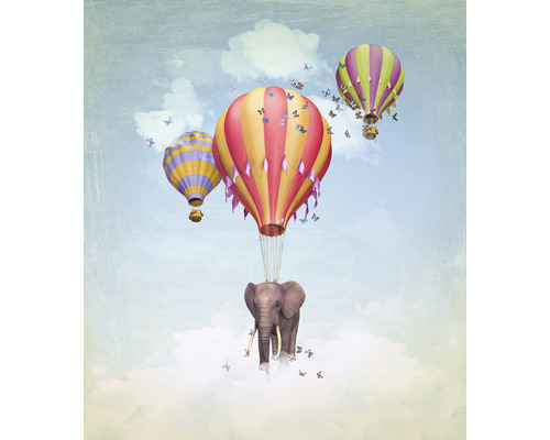 Fototapet SPECIAL DECORATION Luftballong Elefant 5 delar 243x280cm