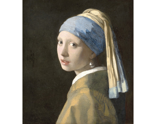 Fototapet SPECIAL DECORATION Vermeer Pärlörhänge 5 delar 243x280cm