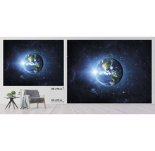 Fototapet SPECIAL DECORATION Jordklot 7 delar 340x254cm