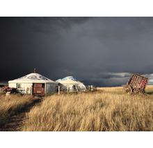 Fototapet SPECIAL DECORATION Mongolisk Yurts 7 delar 340x254cm-thumb-0