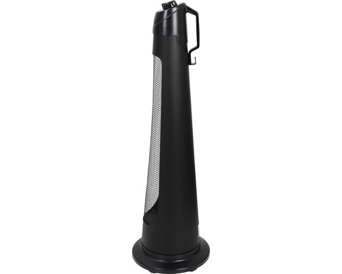 Svart terrassvärmare för utomhusbruk