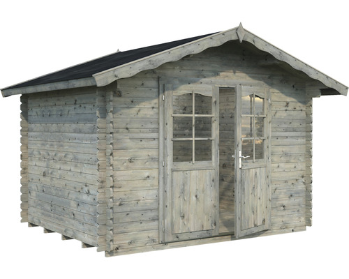 Friggebod PALMAKO Vivian 6,9m² 300x240cm doppimpregnerad grå Friggebod PALMAKO Vivian 6,9m² 300x240cm doppimpregnerad grå