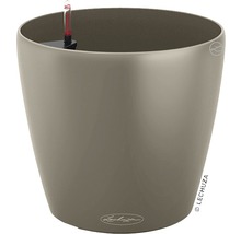 Självvattnande blomkruka LECHUZA Classico Color plast Ø43x40cm sandbrun inkl. substrat