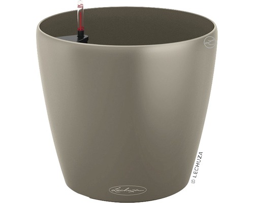 Självvattnande blomkruka LECHUZA Classico Color plast Ø22x20cm sandbrun inkl. substrat Självvattnande blomkruka LECHUZA Classico Color plast Ø22x20cm sandbrun inkl. substrat
