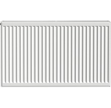 Panelradiator med horisontella värmeflänsar