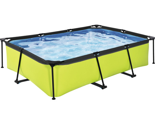 Pool EXIT Lime 220x150x65cm inkl. filterpump grön