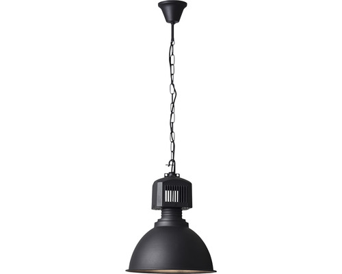 Svart hänglampa med kedja