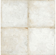 Fyra kvadratiska keramiska golvplattor