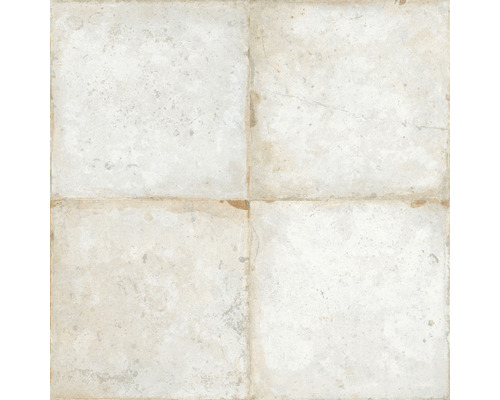 Fyra kvadratiska keramiska golvplattor