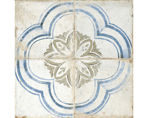Kakelmönster med blomdekor för vägg och golv