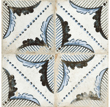 Dekorativ golvplatta med blommönster för inomhusbruk