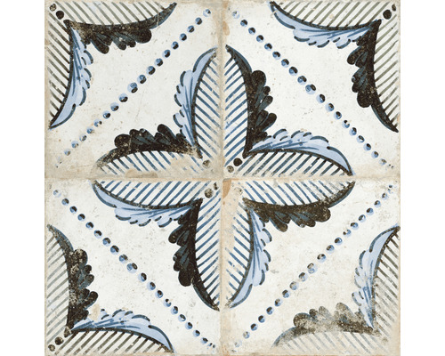 Dekorativ golvplatta med blommönster för inomhusbruk