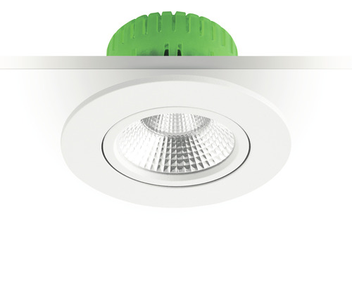 Takmonterad spotlight med rund kant