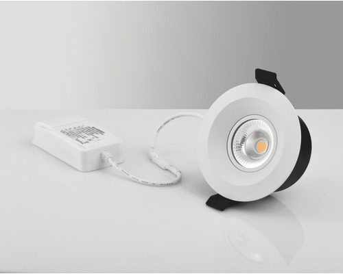 Infälld spotlight med drivdon för inomhusbruk