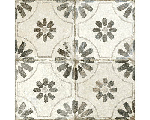 Kakelmönster med blomsterornament