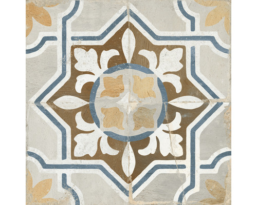 Dekorativ platta med blommönster för inomhusbruk