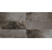 Närbild av sex grå plattor med olika texturer