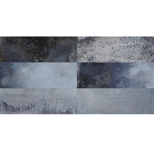 Närbild av golvplattor med betongutseende